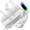 for X808 Bluetooth 360° White with IPX5 Bass, Wireless Speaker - Pairing, True Waterproof Punchy Speakers Max Surround HD BLU Speaker, Portable C5 Sound BT5.3, UrbanX
