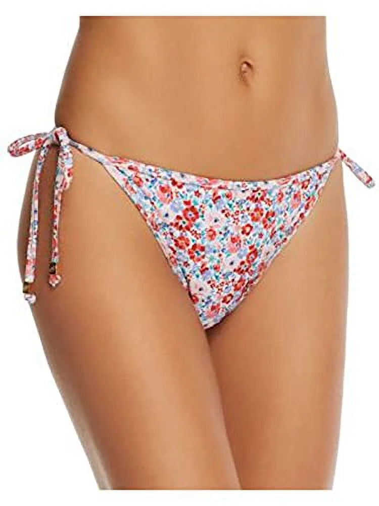 Bikini Bottom Swimwear Women's Floral Magenta S Shoshanna