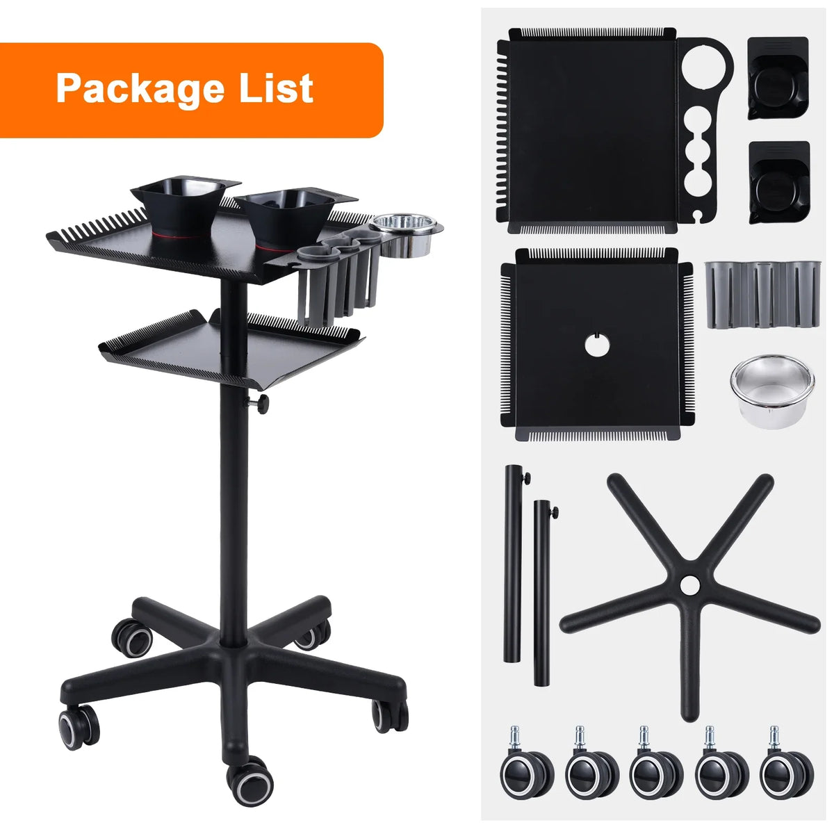 Station Cart Bestauty Salon Stylist Cart 2 Clinic Adjustable Clinic Station Trolley,Salon Movable Salon On Stand Beauty Beauty Salon Salon Movable Salon Hair Hair Salons Cart Salon Stand Station Spa