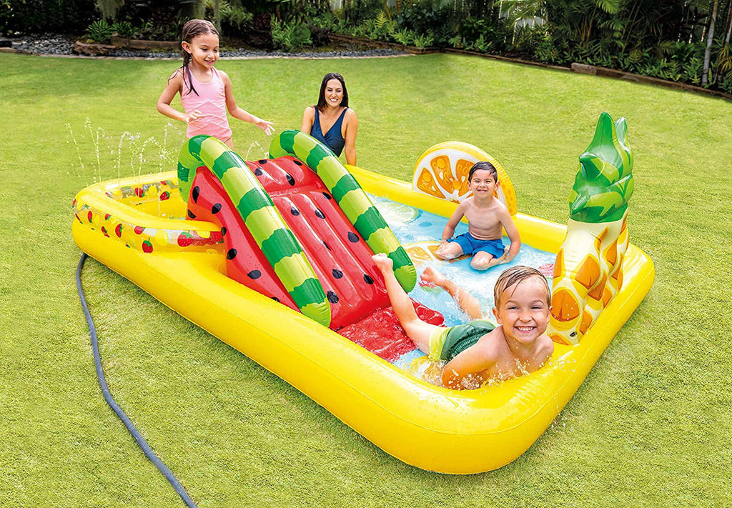for 2+, Center, Multicolor Inflatable Ages Fruity Play