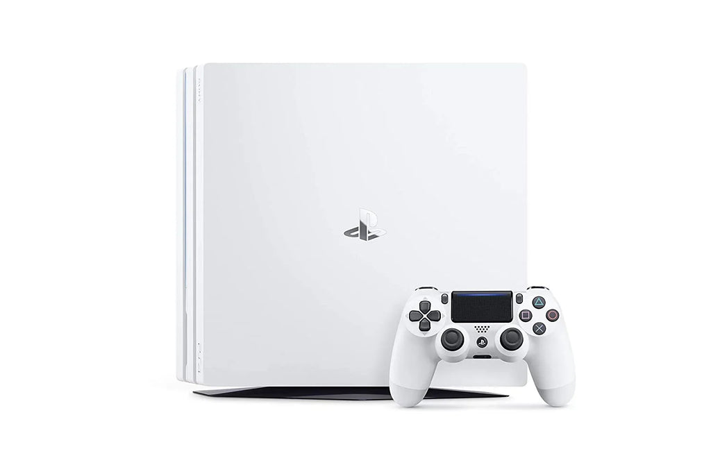 AXTION Console PlayStation Bundle 4 Gaming with Gaming Head BOLT White Like New Set Pro Only 1TB