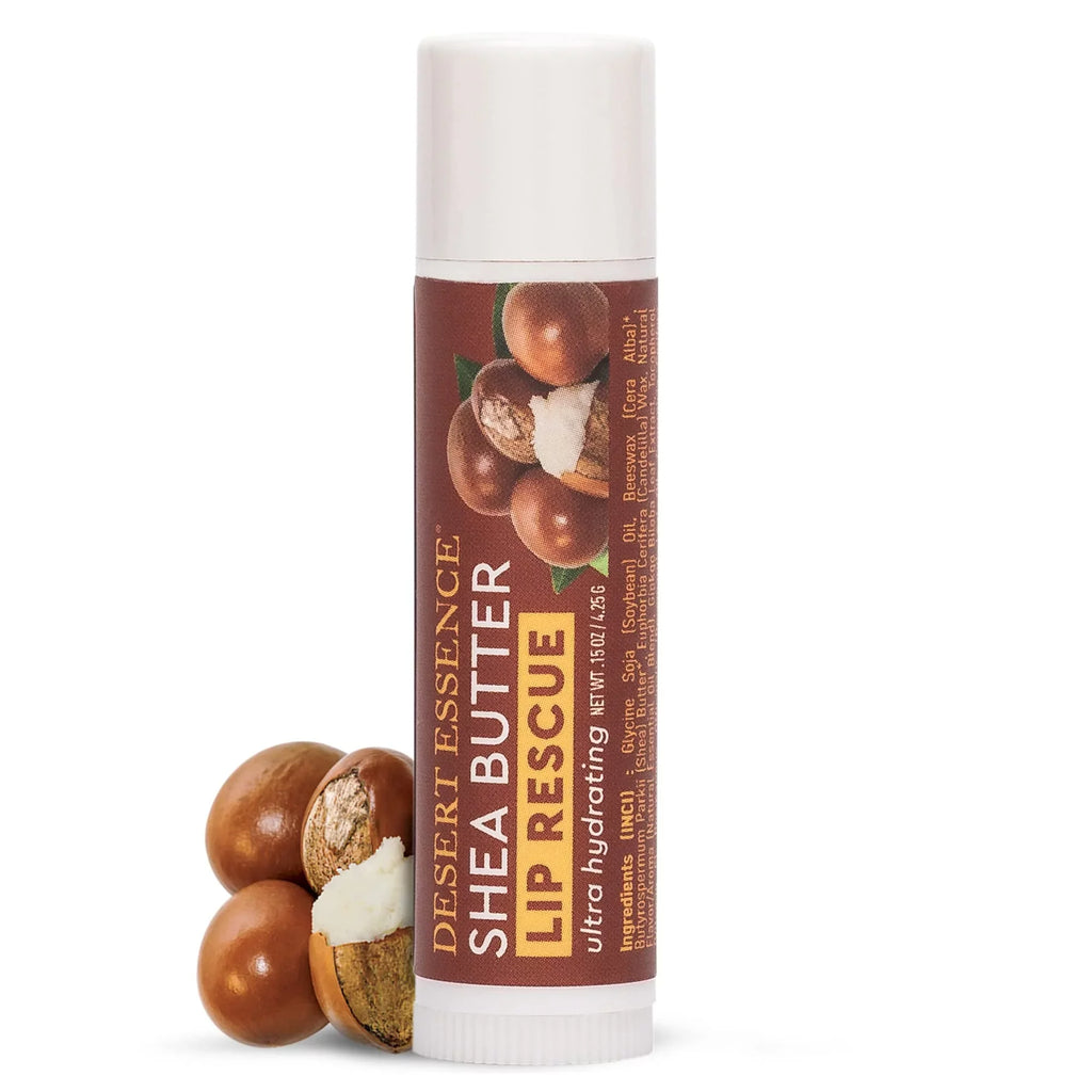 E Biloba Oz Or Soothes Shea Desert - Dry Extract- Oil of Vitamin Hydrating Essence Ginkgo Soft Lip Rescue Pack w/ - Ultra 0.15 Peppermint Cracked 24, - Balm Butter Lips - Beeswax Moisturizer Stick, -