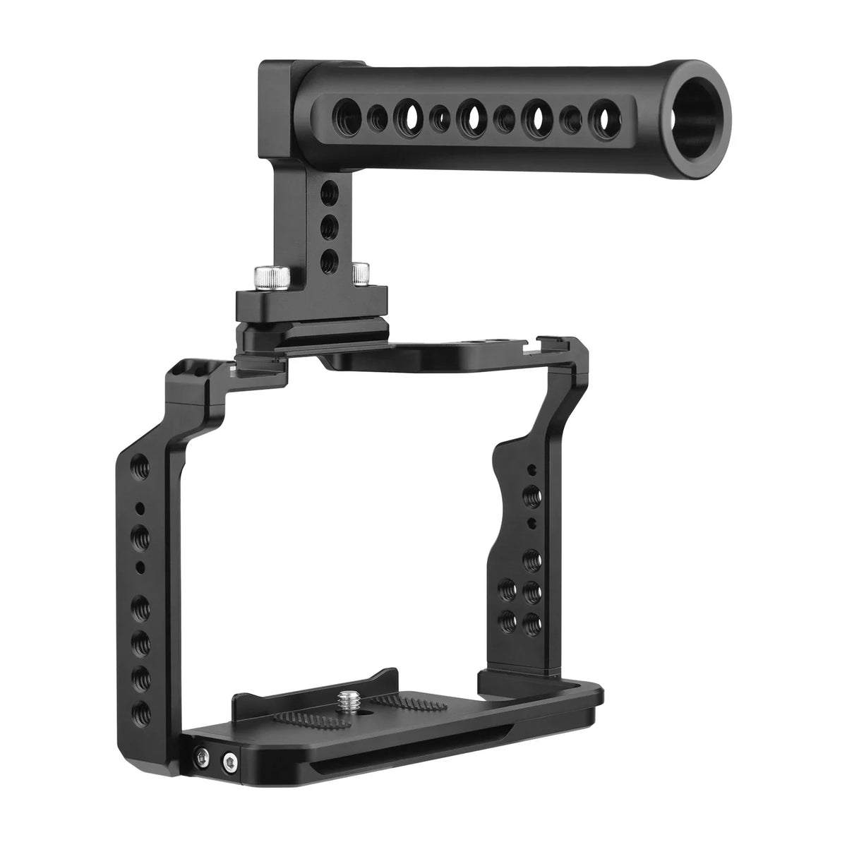 Kit for A7IV/ Handle + with II Replacement 1/4 Alloy Mounts A7S II/ III/ Threads Andoer A7II/ Dual A7III/ Camera Shoe Aluminum A7R Cold Video Inch Numerous A7R Cage