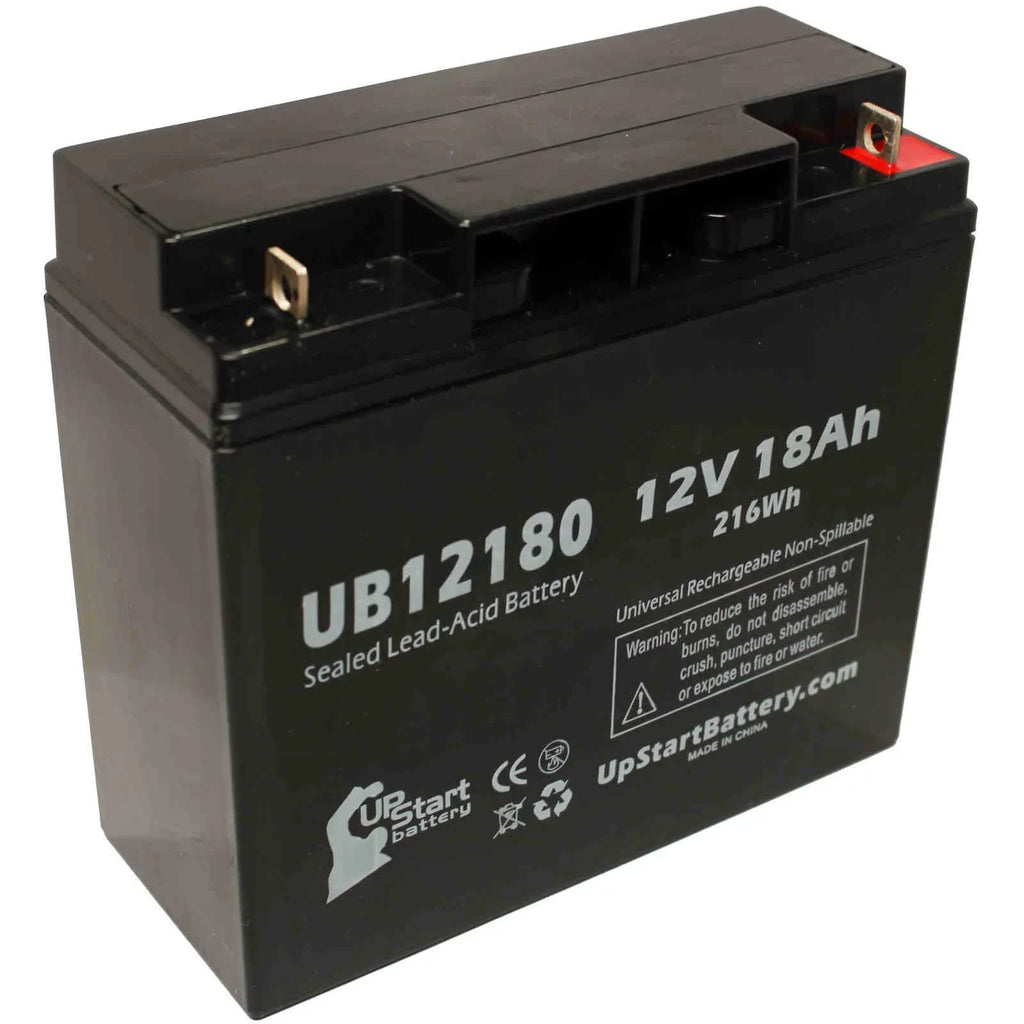 18Ah, Replacement Universal Battery T4 UB12180 Pack AGM, Acid - (12V, Sealed OF GP12150F BATTERY Battery Lead Terminal, SLA) 4x Compatible 18000mAh, - AMERICA CSB
