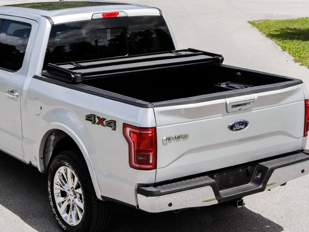Tonneau Truck Bed Hybrid System Cover Hard Gator Bed Deck Vinyl Tundra Folding 2014-2018 Ft 6.5 w/o