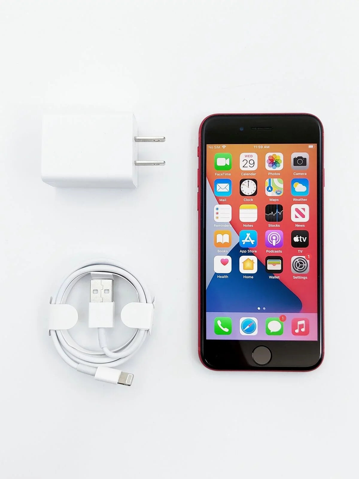 LTE iPhone SE 4.7" Red GSM (Used 2 - 128GB Unlocked, 4G Good)