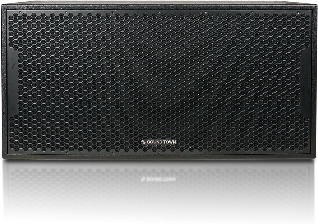 3200W Powered Dual Bars, (CARME-218SBPW) Series Concert, Town DSP, Reinforcement, Clubs, Plywood, with 4" Stages, 18" Coil, Subwoofer Class-D, Voice for Black PA/DJ Sound Birch CARME Bass 2-Channel