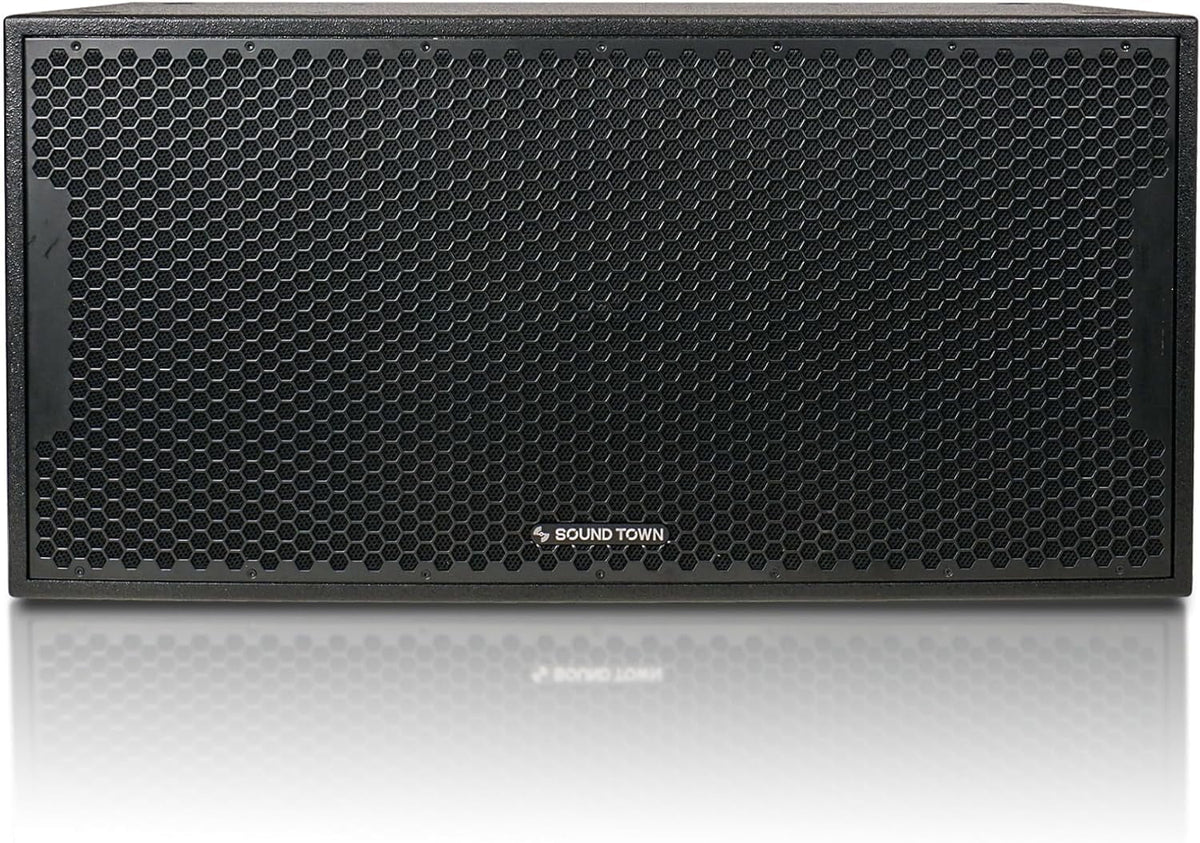 3200W Powered Dual Bars, (CARME-218SBPW) Series Concert, Town DSP, Reinforcement, Clubs, Plywood, with 4" Stages, 18" Coil, Subwoofer Class-D, Voice for Black PA/DJ Sound Birch CARME Bass 2-Channel