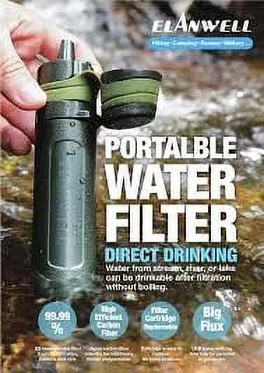 Removes Portable liquid Bacteria uses Drinking Nano and with Pump, Technology liquid Filter that Virus / Purifies