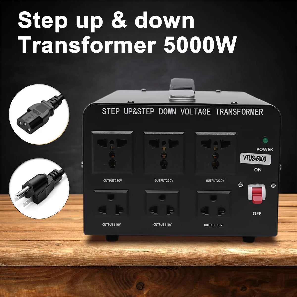 Voltage Up/Down Power Convert / Step Loyalheartdy Converter Duty to 110V 220V Converter Heavy 110V Voltage Electric 5000 220V Transformer Watt Peak to