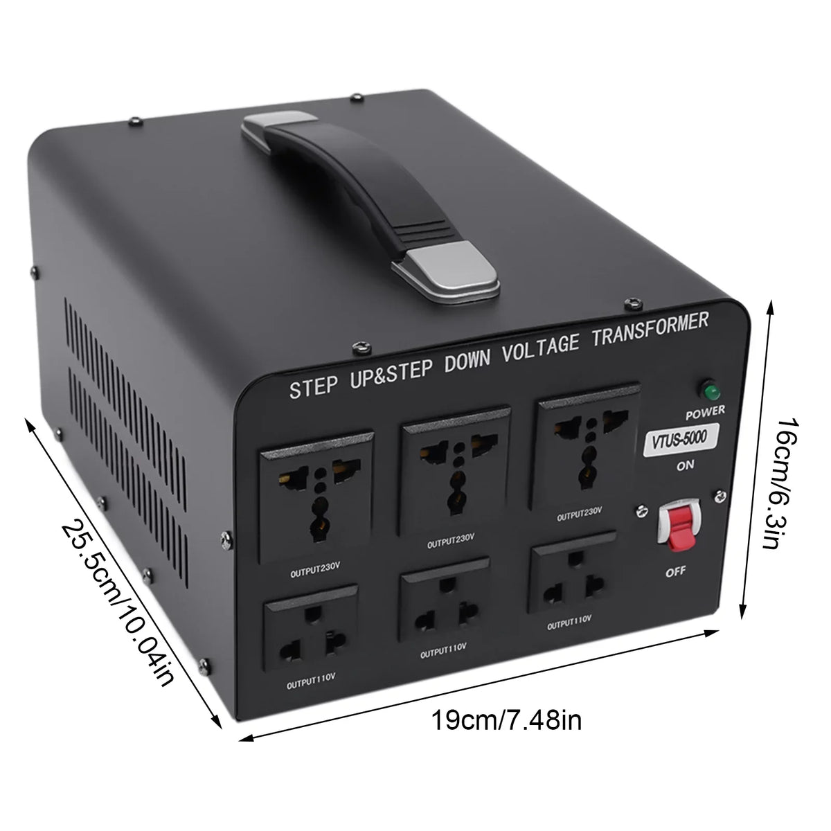 Voltage Up/Down Power Convert / Step Loyalheartdy Converter Duty to 110V 220V Converter Heavy 110V Voltage Electric 5000 220V Transformer Watt Peak to