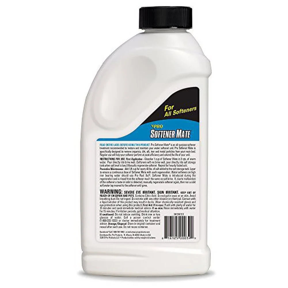 Tannins – Softener liquid – Softener Softener Efficiency Removes Softener – Performance Cleans Damaging Resin Restores Removes Fouled – Maintains Organic Cleaner Compounds Mate --