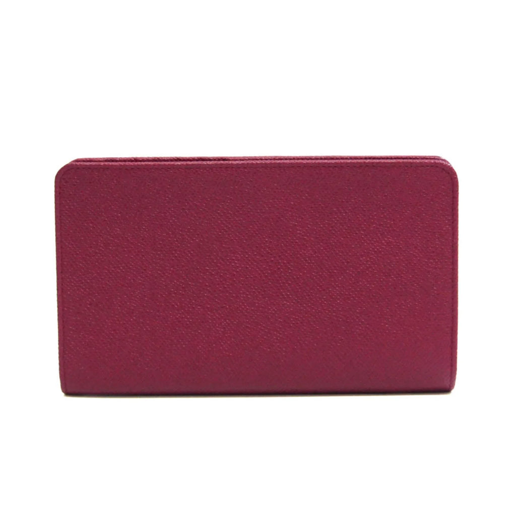 Bvlgari Bvlgari Leather (Good) Bvlgari Purple,Red Wallet Color Pre-Owned 281715 Women's Phone