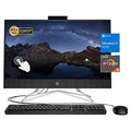 Home, All-in-One RJ-45, Newest Keyboard&Mouse, 12GB HDMI, Screen, Windows Desktop, Touch FHD 22" Webcam, 3250U, SSD, Wired USB 2022 3 AMD DVD-RW, 512GB RAM, Black HP 11 Ryzen WiFi,