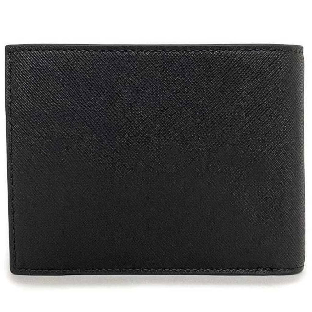 black Emporio men's Pre-Owned folio white EMPORIO Y4R165 wallet leather New) ARMANI (Like Armani