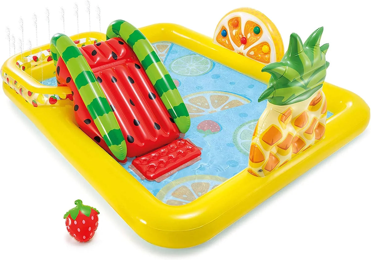 for 2+, Center, Multicolor Inflatable Ages Fruity Play