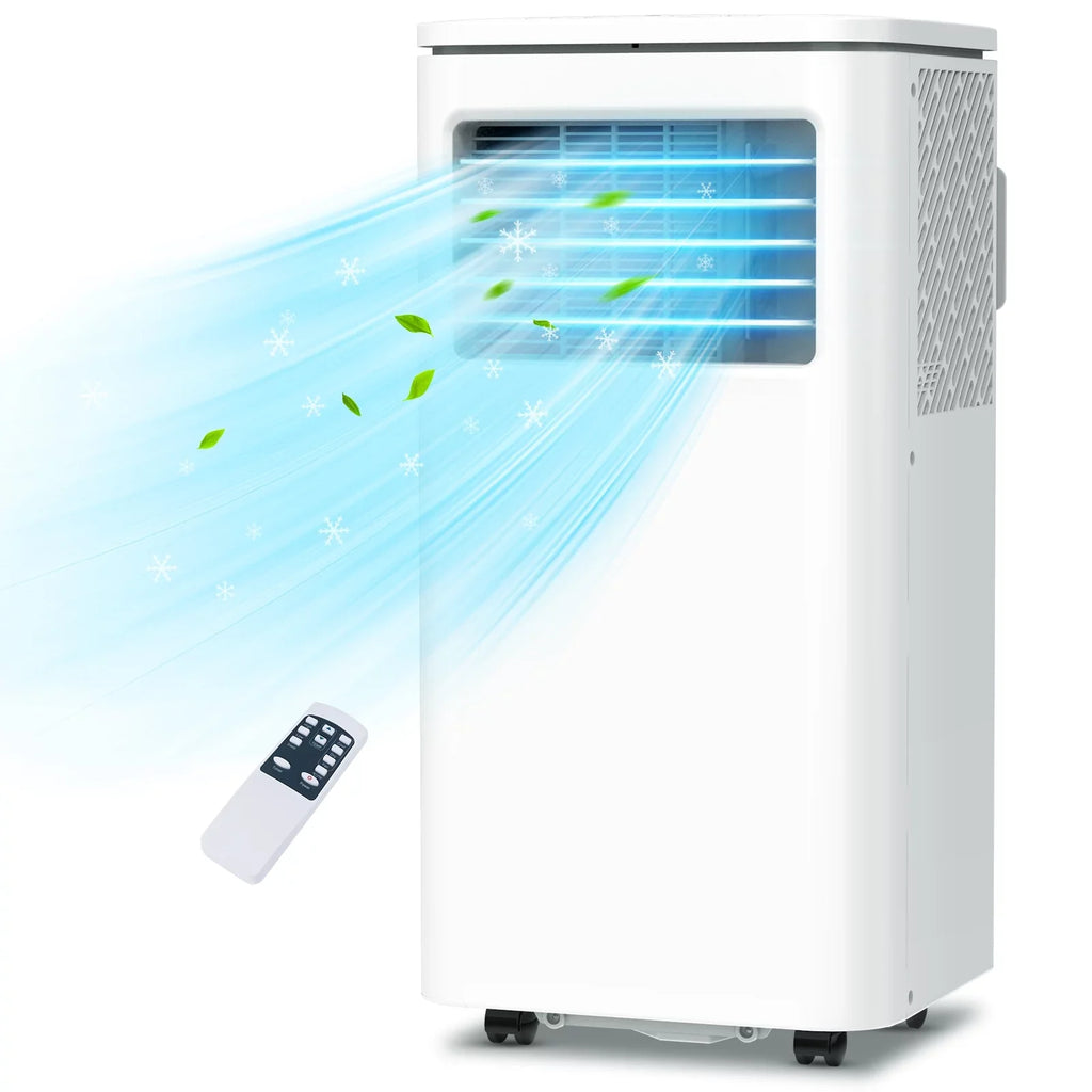 Air Remote Indoor AC Fan Conditioner W/ Window Unit Room Bedroom Dehumidifier Freestanding BTU 10,000 Portable NPL-06C Kit LifePlus