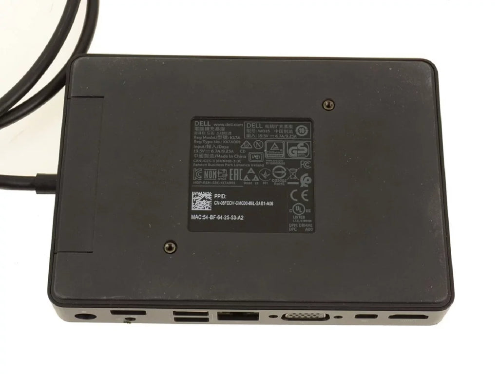 JDV23 Dock Restored WD15 (Refurbished)