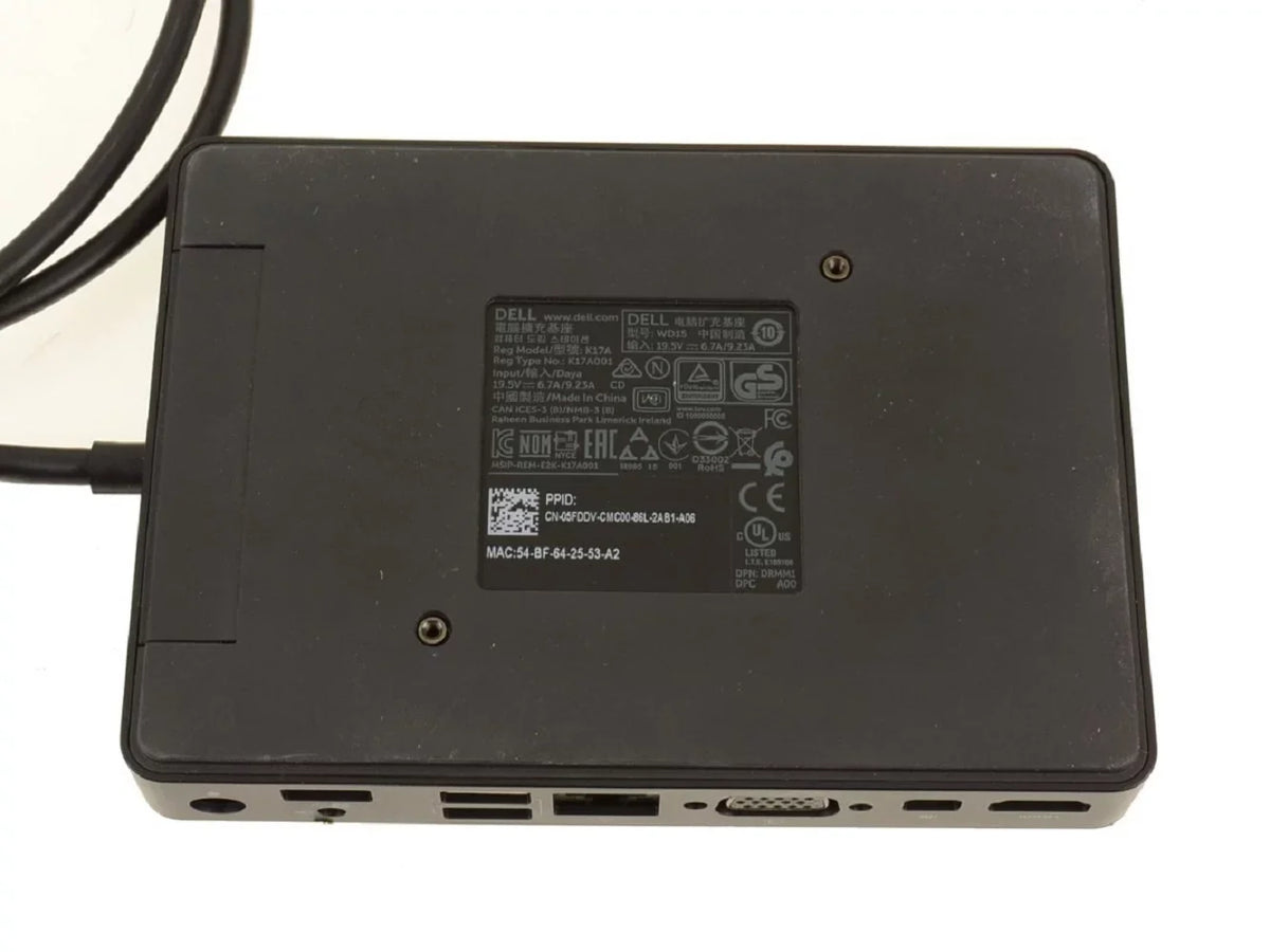 JDV23 Dock Restored WD15 (Refurbished)