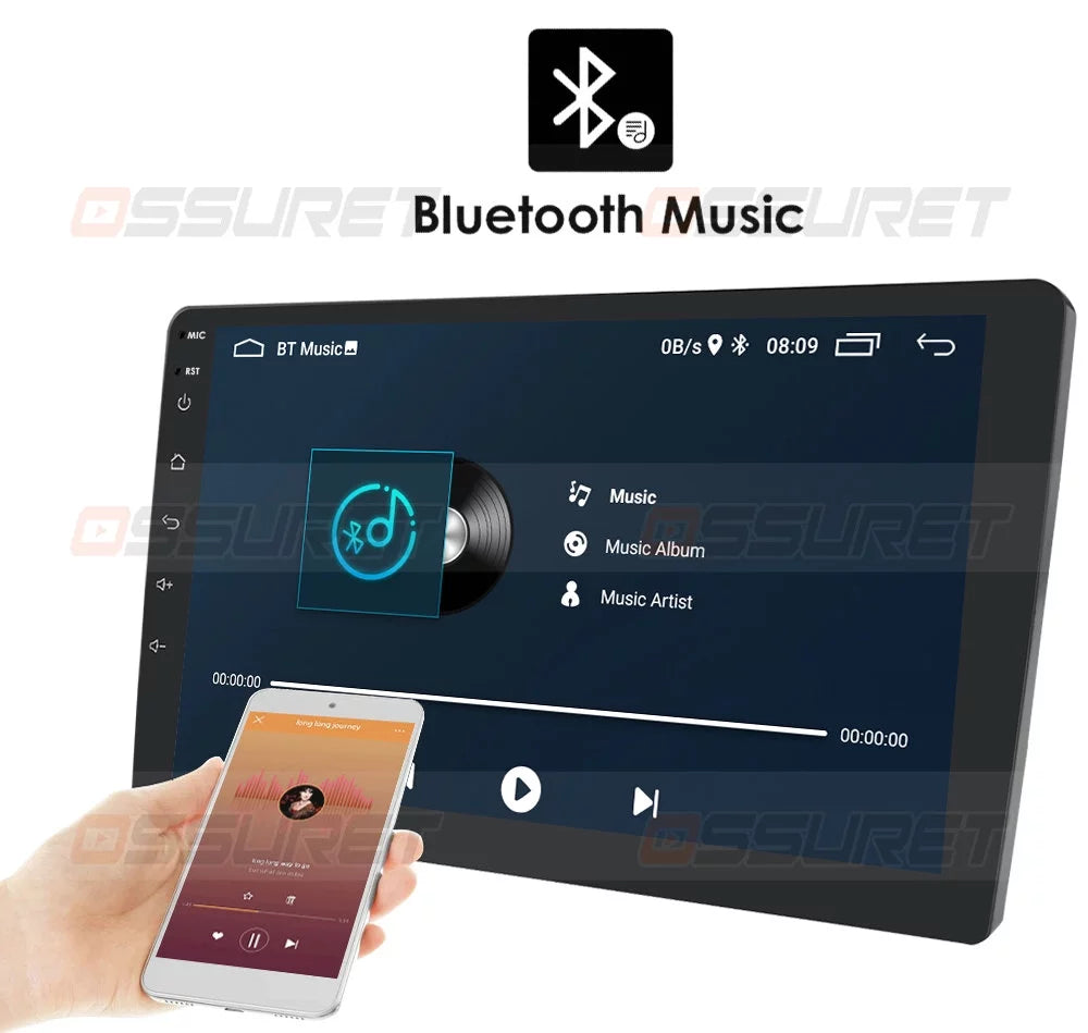 Stereo Car Lancer Unit Android GPS 10.1" 12 2+32GB Head Radio 2007-2012 For Mitsubishi Navigation Carplay