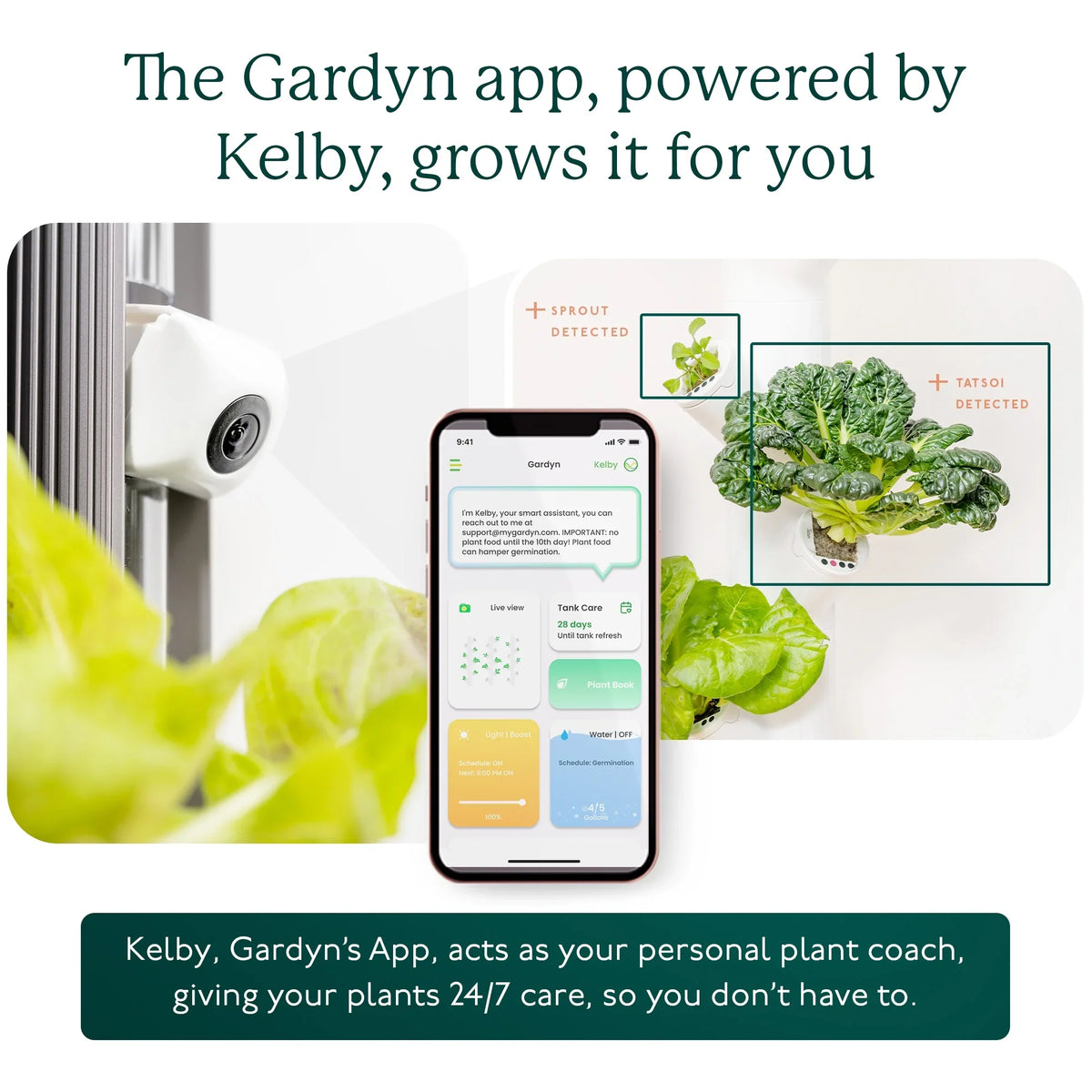 Indoor System System & & | Grow Plants, Smart Lights Garden| Home Gardyn Non-GMO Indoor Vertical Your Garden for 30 Vegetables Gardening LED Herbs & Includes Planter Indoor 3.0 Growing Hydroponics