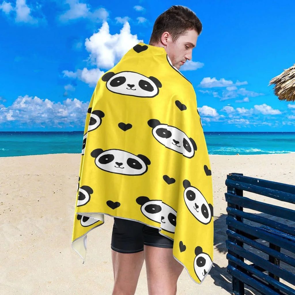 Swim Dry Oversized Multipurpose Thin Free Sand Quick Lightweight Towel Towel, Yoga Microfiber Towel Blanket, Bath Panda Bestwell Beach Pool Shower 30”X60” Towel