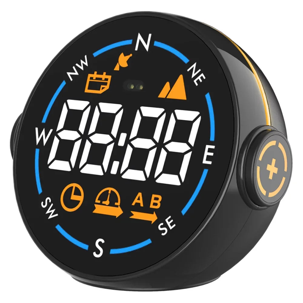 Display Setup Altitude Display, & GPS Meter Clear Digital Speed ammoon Speedometer Head Car Easy H600G