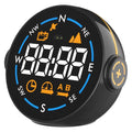 Display Setup Altitude Display, & GPS Meter Clear Digital Speed ammoon Speedometer Head Car Easy H600G