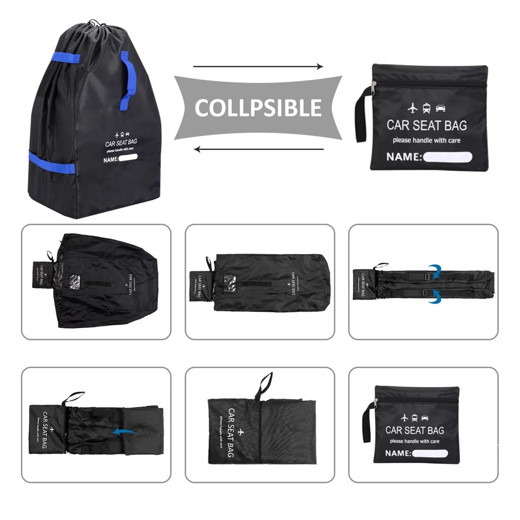 Air Bag Gate Storage Durable Travel Bag bag Travel Airplane Check Seat for Carseat Shoulder Car for Large Infant Universal Carseat Straps with