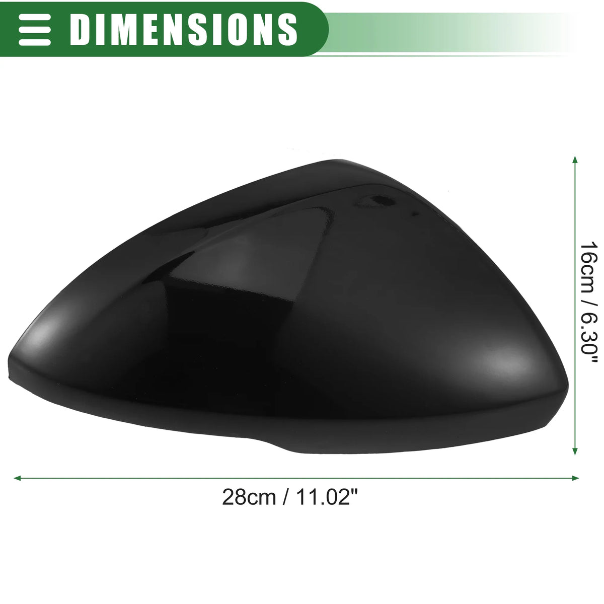 Replacement Cruze Side for Mirror Mirror Chevrolet Shell Cover 2017-2019 Right Bargains Black Unique Cap Trim Side View