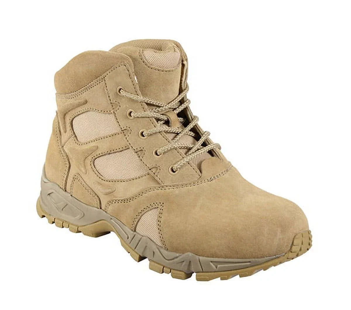 Tan Inch Desert Boots-5368 Rothco Forced 6 Deployment Entry