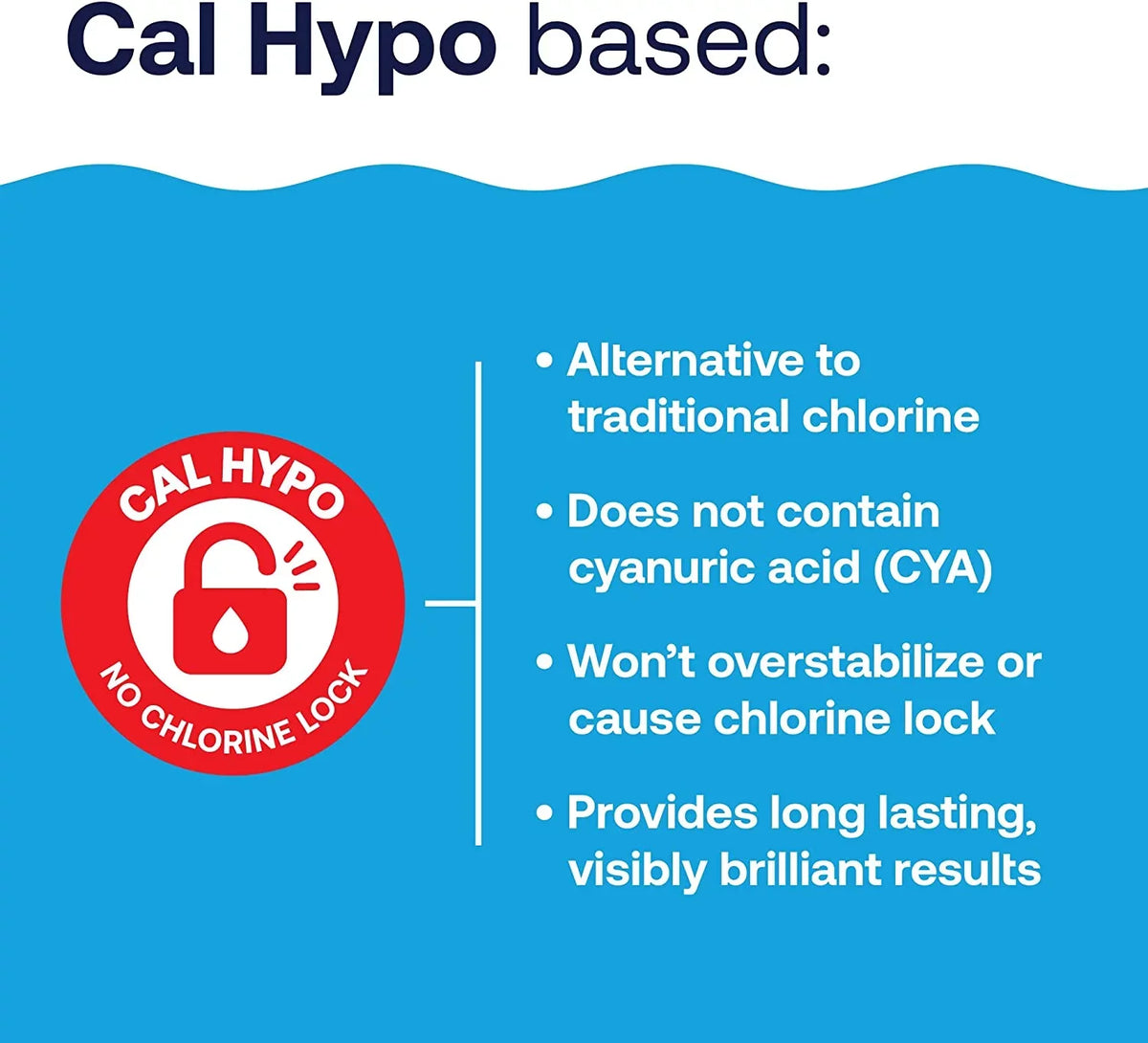 HTH Advanced, Bacteria & Shock Prevents (Pack lb 6) Algae, 1 Cal of Chemical Hypo Care Formula, Pool Pool Swimming