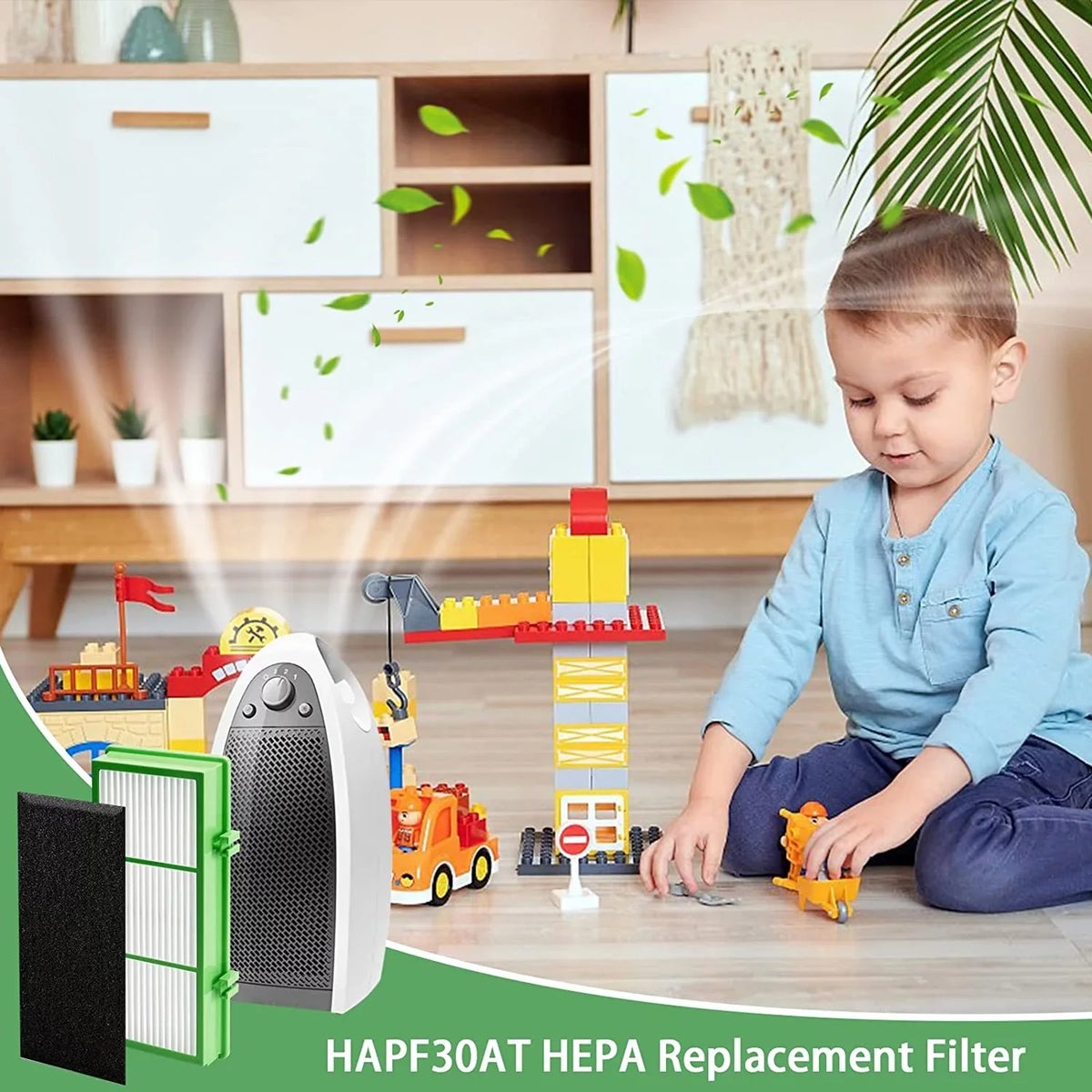 HAPF300AH-U4R compatible Purifier, & Allergen Parts Air Aer1Series Pre 8 with HEPA Filter + HEPA True True Remover, Holmes Filter) HAPF30AT HAP242-NUC True HAPF300AHD Remover HEPA (4