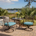 Cambridge Seasons Bistro 3-Piece Rockers exterior Set with Swivel
