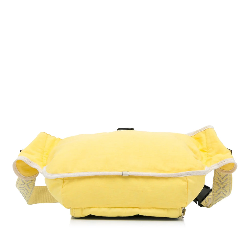 Fabric Love Bag Blind Belt with Authenticated Yellow Pre-Owned Nylon For Defects) Unisex (New