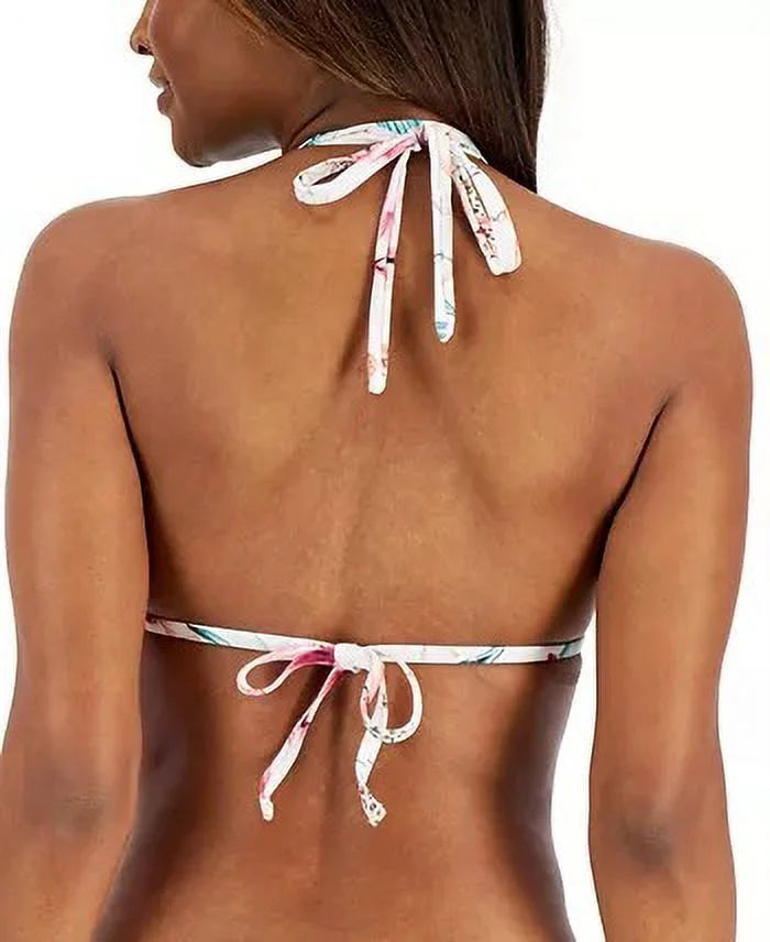 Printed Top, WHITE Swim US CARIBBEAN Halter La Flyaway Bikini CURRENT Blanca 4