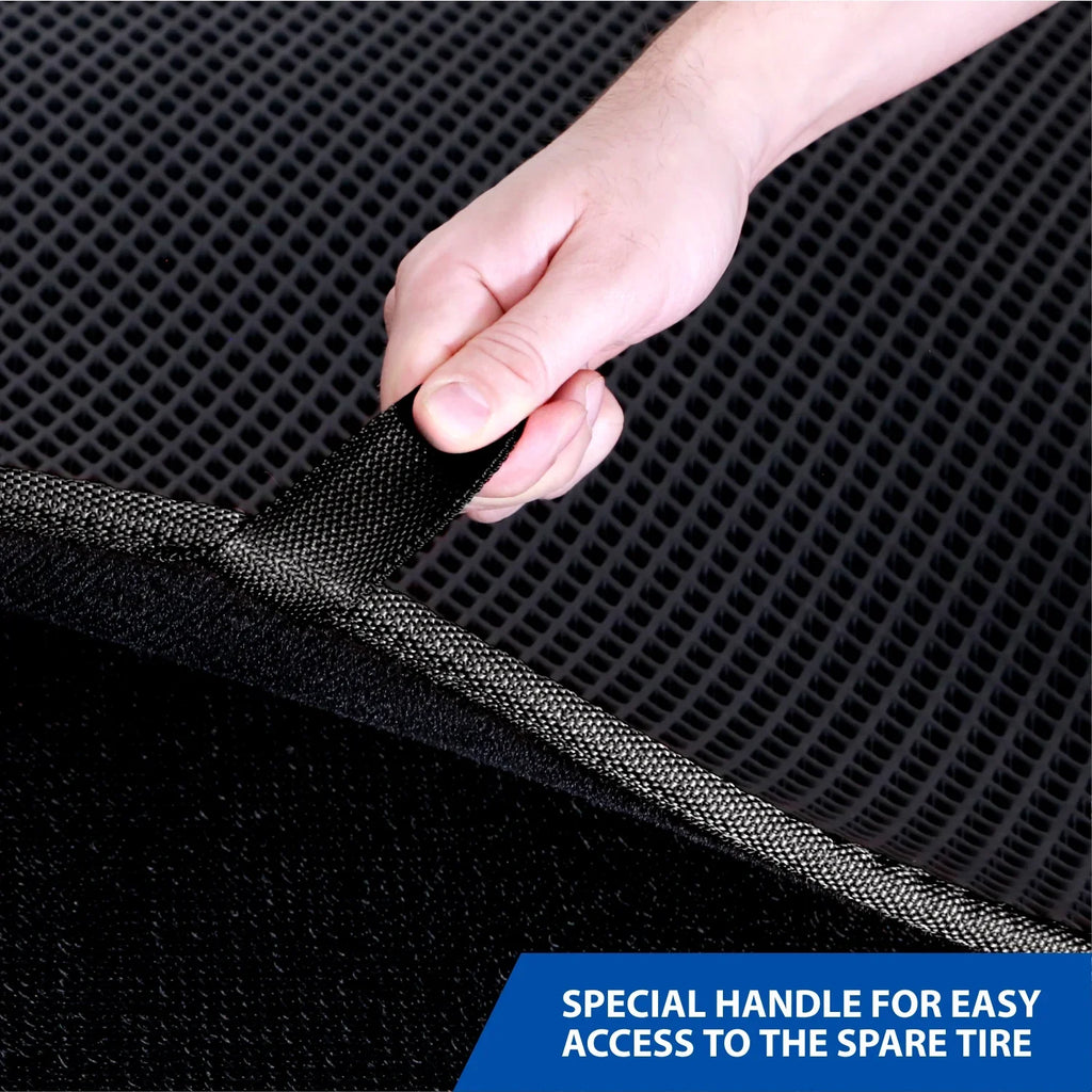 Mat Anti-Slip Wrangler Waterproof, Dimond Liner, Fit Cargo Liner Dirt for with 2019-2024 Duty Technology - Liner-GY004563 - Trunk Luggage Cargo Liquid Shape, Jeep & Custom Trapping Goodyear Heavy