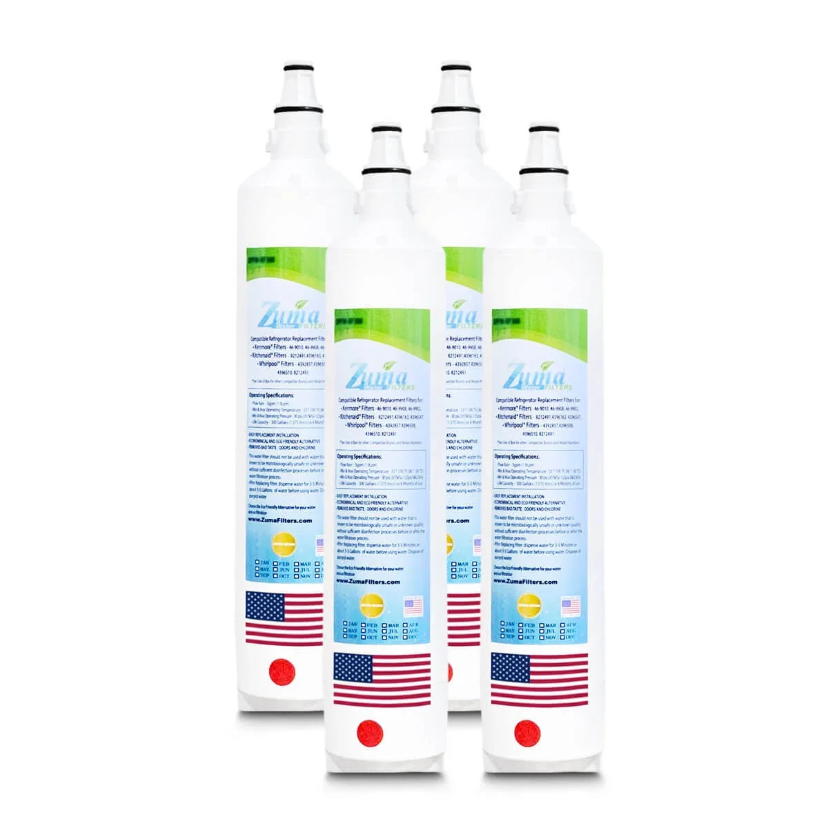ZWFZ1-RF750 Brand IT36CIIDLH 4 liquid in - with ZUMA U.S.A. , , Pack # Model - Subzero® Compatible Made , Filters