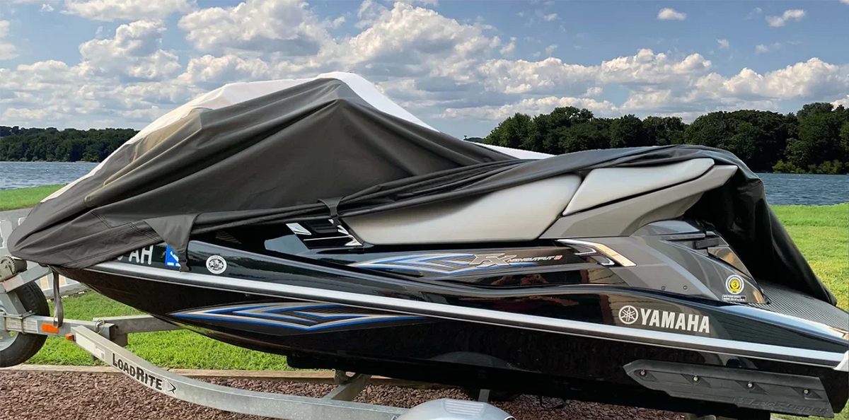 HEAVY-DUTY JETSKI THE LINE UP PWC for Cover COVER TOP SKI 1-2 Seater 1997 SL TO OF POLARIS Compatible SUPER JET