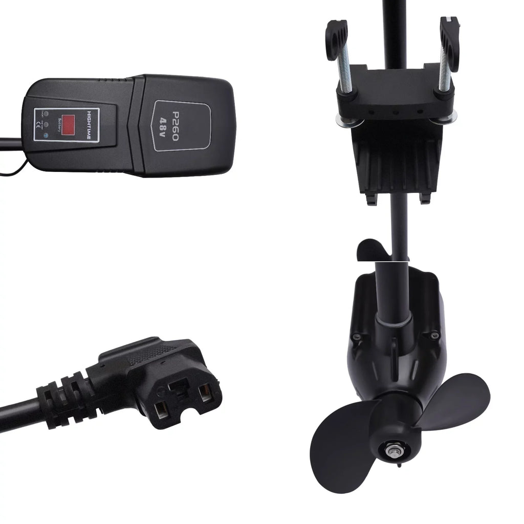 Rotatable Brushless Outboard 360° Display Motor Motor Electric 2300RPM Aiqidi 1400W Boat Motor Trolling 48V LED Fishing Engine