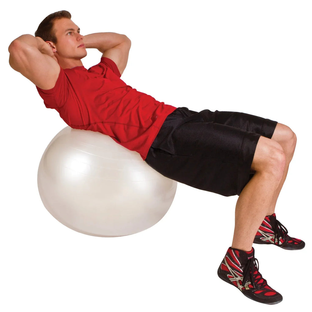 GF-65 Full-Body Composition Pump Scale cm; Ball White) and GoFit with HBF-514C Exercise Ball Bathroom (65 Black Omron Monitor