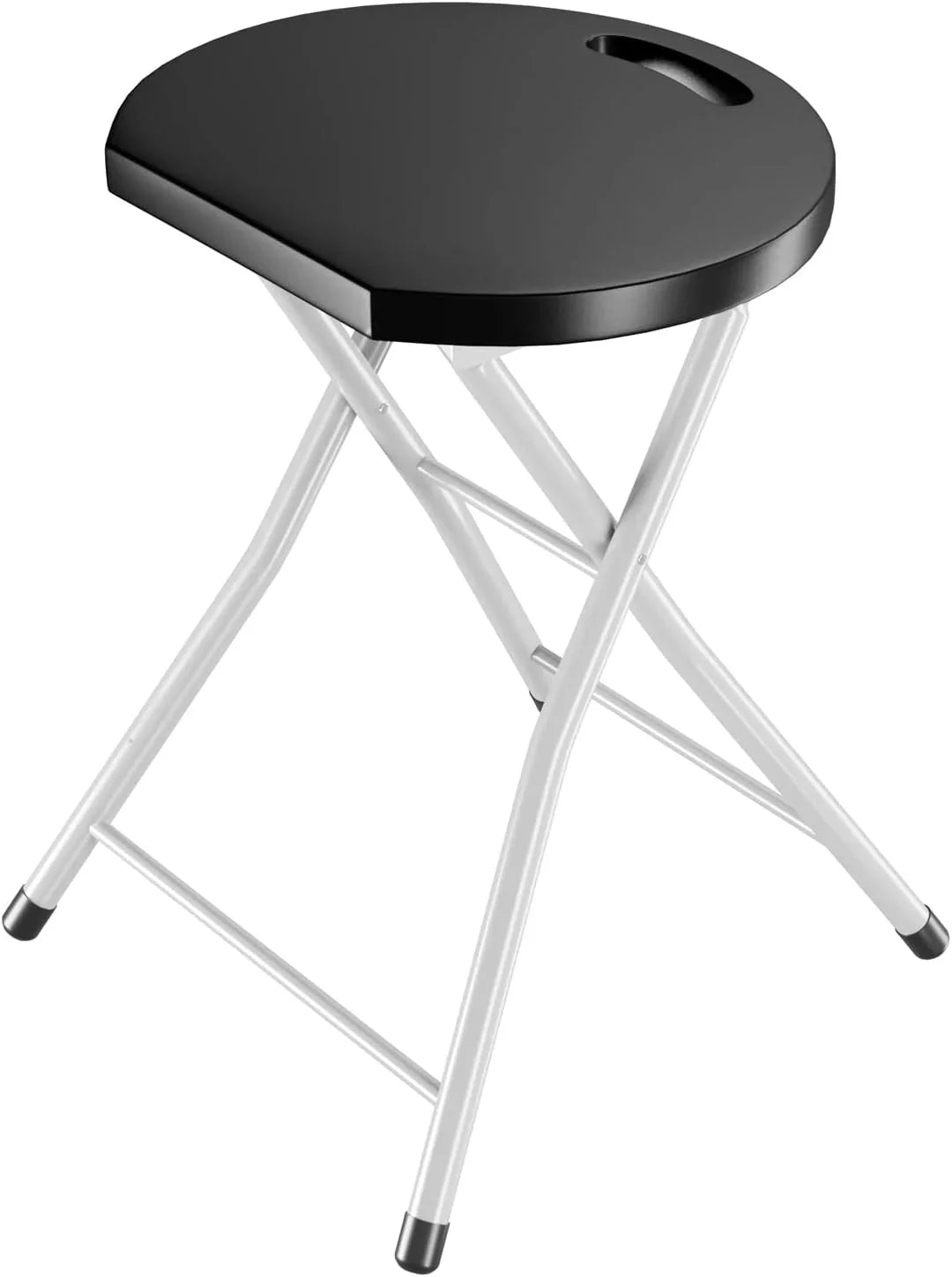 28'' Barstools Duty Camping, exterior with SILKYDRY for lbs Stools Handle, Collapsible Stool, & Adults Portable Foldable 330 MIDDOW Stool Capacity Kitchen, Heavy Counter Chair Metal Bar Folding for