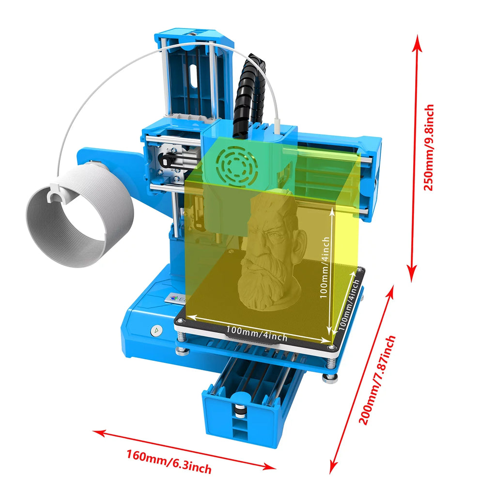 Sample Tf Printer,One-key Print Kids 100x100x100mm One-key EasyThreed Printer 3D Printer dimension Tf Laoshe 3d dimension With 100x100x100mm Removable dimension Print Pla Removable Removable With Qisuo One-key