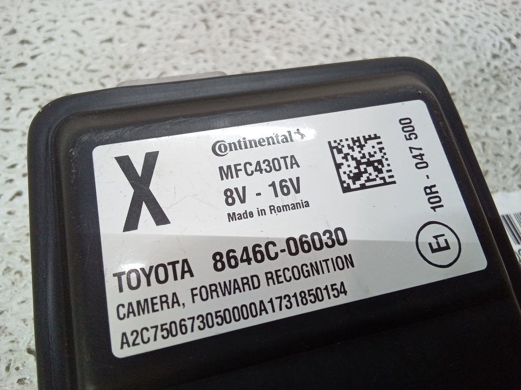 2018 Camry Pre-Owned Camera OEM Lane Departure (Good) Warning 8646C-06030 Front
