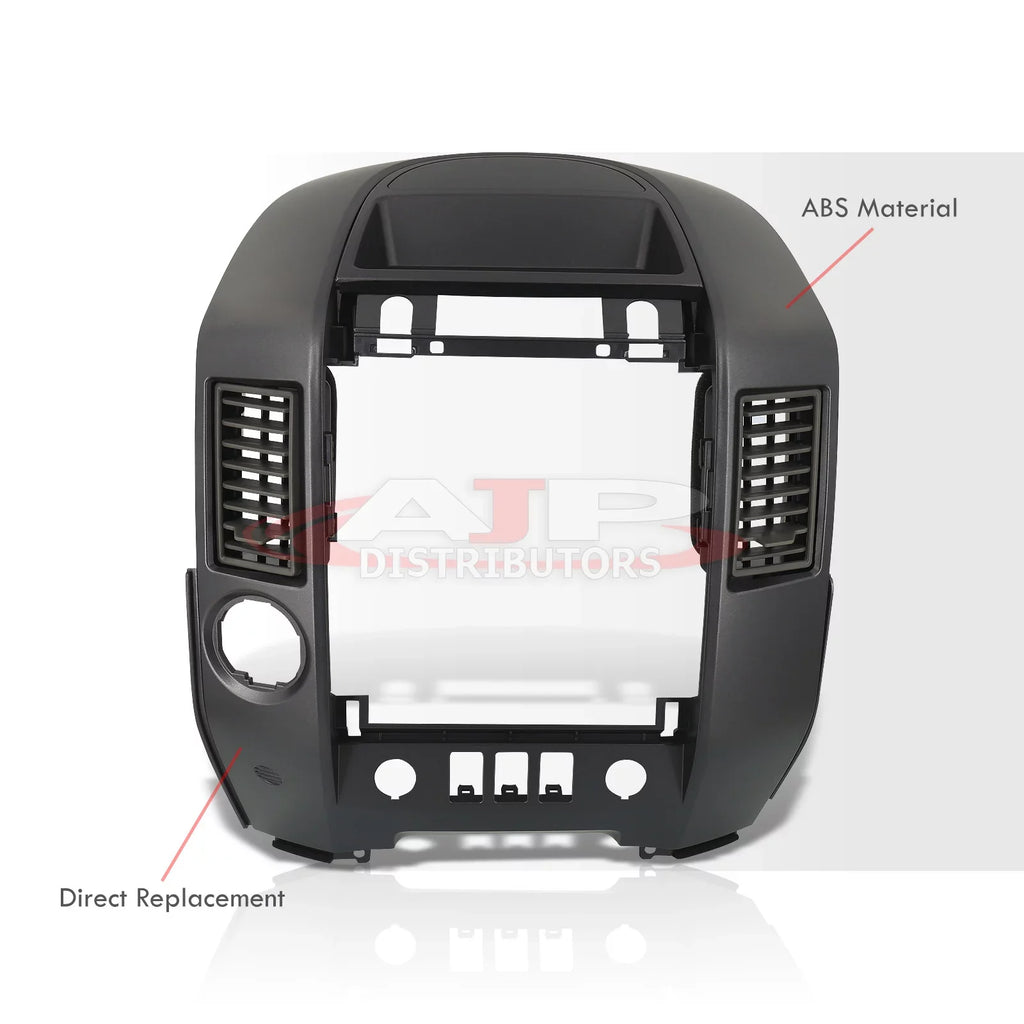 Console Nissan A60 Radio Control Finisher Lid 05 Panel AC Speaker Titan XE For w/o SE Armada 2004-2006 Center Clips WA60 (Gray) Bezel - Instrument Dashboard