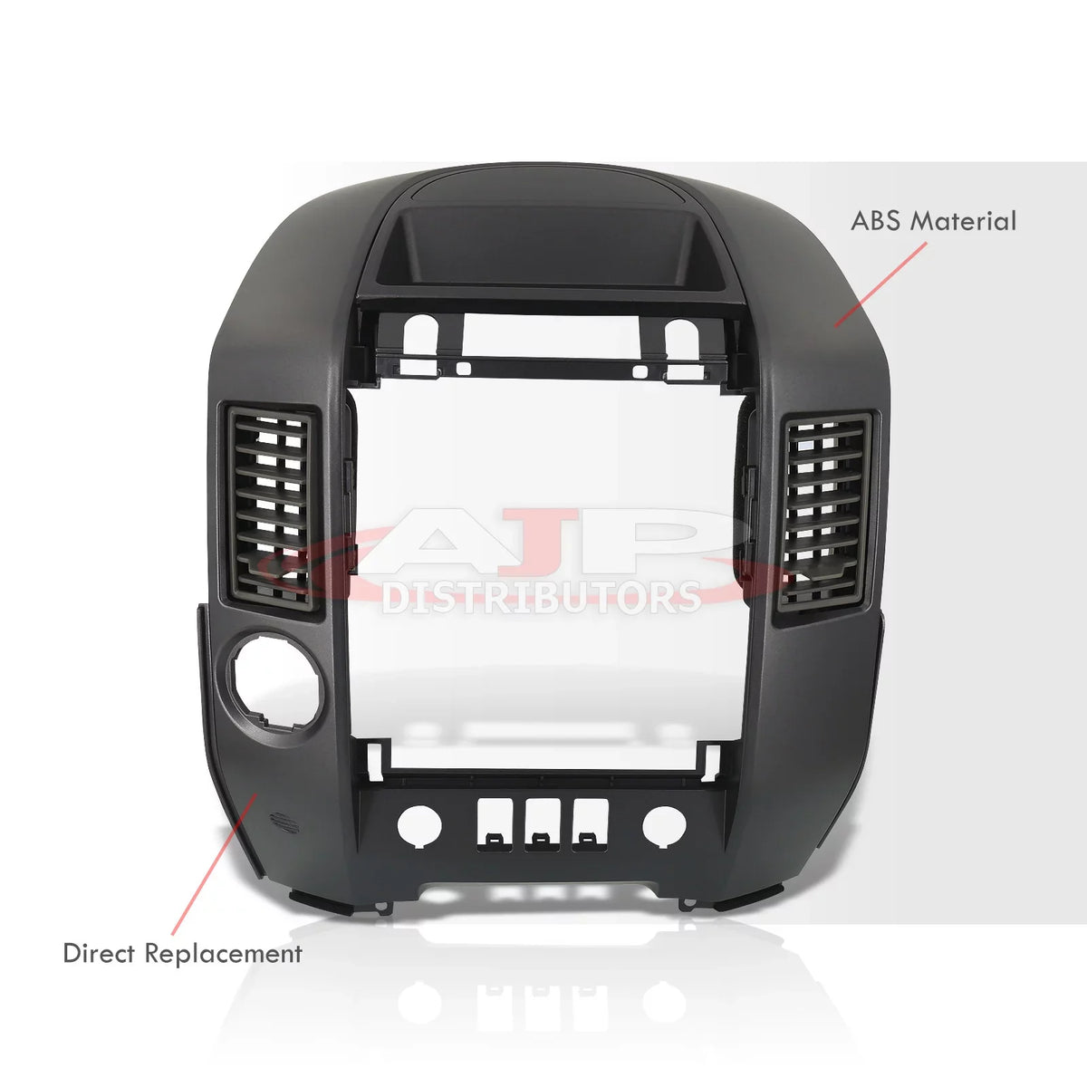 Console Nissan A60 Radio Control Finisher Lid 05 Panel AC Speaker Titan XE For w/o SE Armada 2004-2006 Center Clips WA60 (Gray) Bezel - Instrument Dashboard