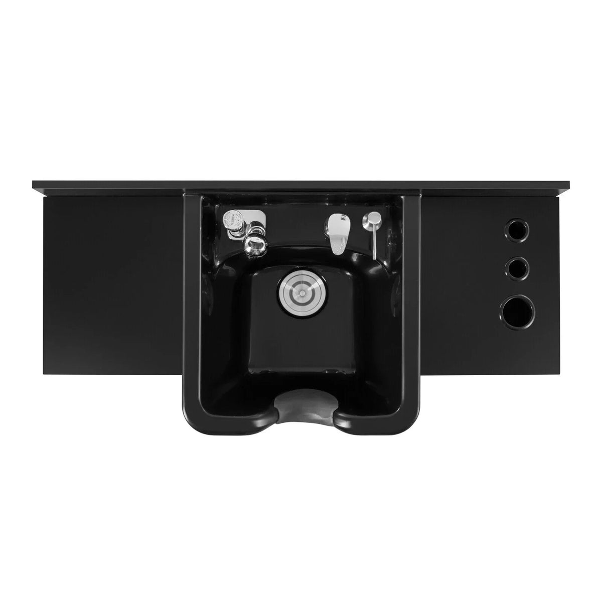 Dryer Sink USB,Hair hand with Hair Holes,P Station Salon Trap,Drawer(Black) Backwash Beauty Shampoo Artist