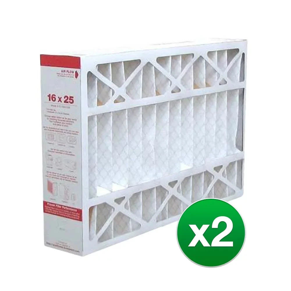 Honeywell 11 MERV Pack) Fits FC200E1029 Filter Air (2 16x25x4 Furnace