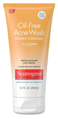 Cleanser Neutrogena (200Ml) 6.7 Ounce 3) Acne Wash Cream Of (Pack