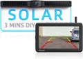 Truck IP69K with Install, Reverse for 3 Solar Battery, Backup RV IR DIY Camera HD 1080P Vision Mins Car Monitor A1TYZX7 Erapta Camera Waterproof Night 4800mAh Wireless